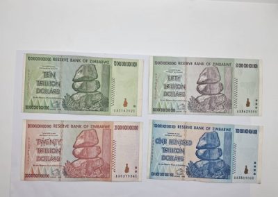 Reserve Bank of Zimbabwe trillion notes (circulated)