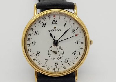 Movado ESQ day-date pointer men quartz watch