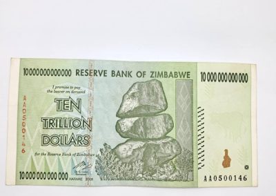 Reserve Bank of Rhodesia ten trillion note (circulated)