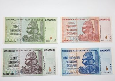Reserve Bank of Zimbabwe trillion set