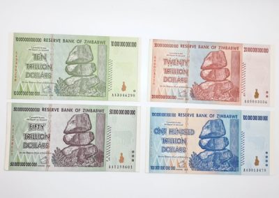 Reserve Bank of Zimbabwe trillion set