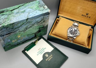Rolex Explorer II ref 16570 with box and papers 1998