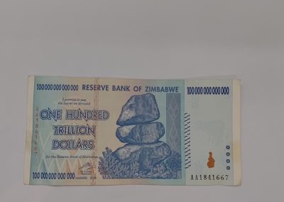 Reserve Bank of Zimbabwe trillion note (circulated)