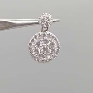 Sterling silver 925, and cubic zirconia pendant