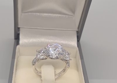 Sterling silver 925, cubic zirconia ring