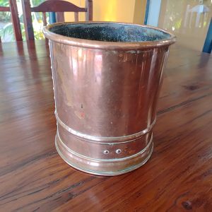 Copper Bucket Rivetted