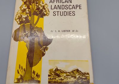 African Landscape Studies L.A Lister M,Sc