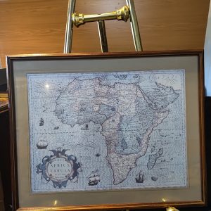 Framed Africa Map