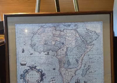 Framed Africa Map