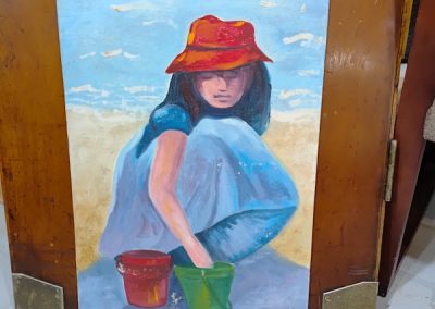Oil on Canvas woman picture