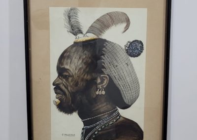 P Mwenga African Man Drawing