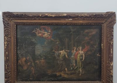Oil on canvas Mercury painting