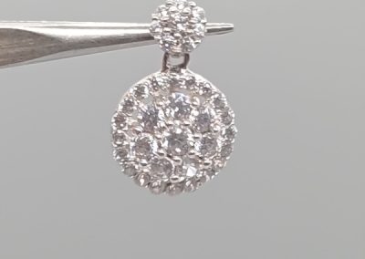 Sterling silver 925 and cubic Zirconia pendant
