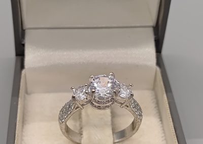 Sterling Silver 925 and Cubic Zirconia ring