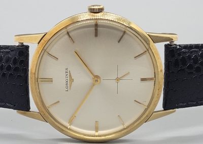 Vintage 14ct Gold Longines Manual Wind Watch
